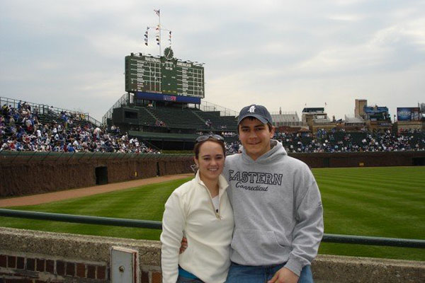 Dukettes at a baseball field