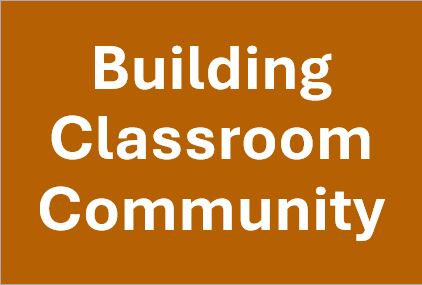 Building Classroom Community