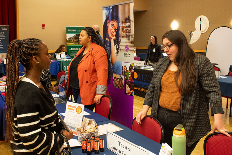 2 career fairs expose students to professional, internship ...