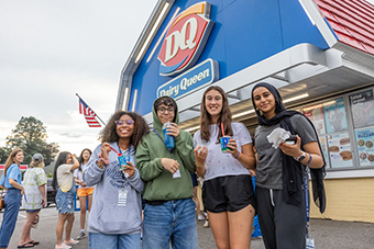 Pre-College students at Dairy Queen