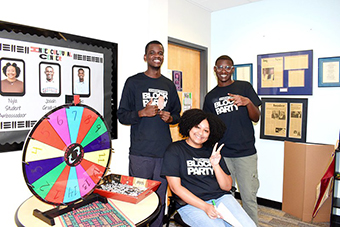 Students from the Intercultural Center at the Block Party