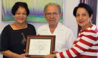 Juan, Carmen and Elsa Núñez